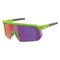 Ergodyne AEGIR-MI, Safety Glasses, Purple Mirror Lens, Lime Frame, Half-Frame AEGIR-MI - alternate 4
